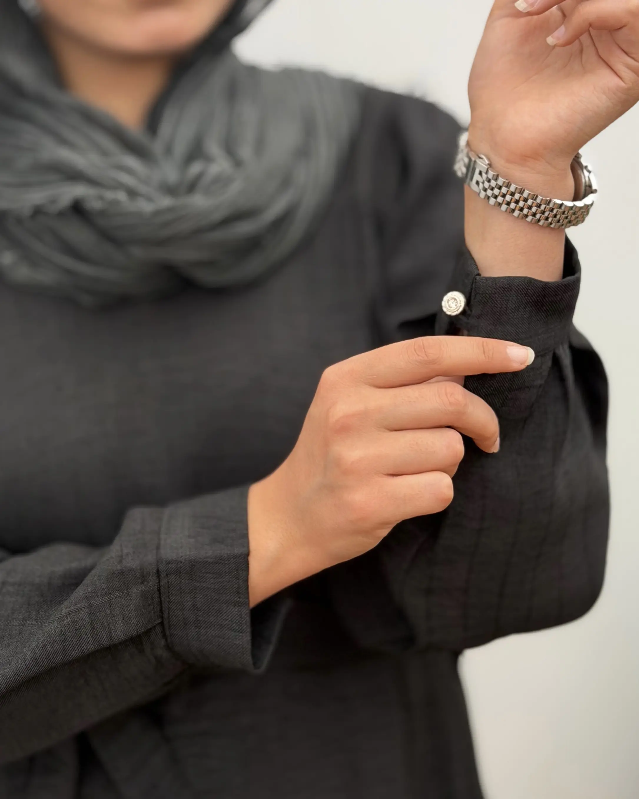 پیراهن مانتویی گیلدا (ایراددار)